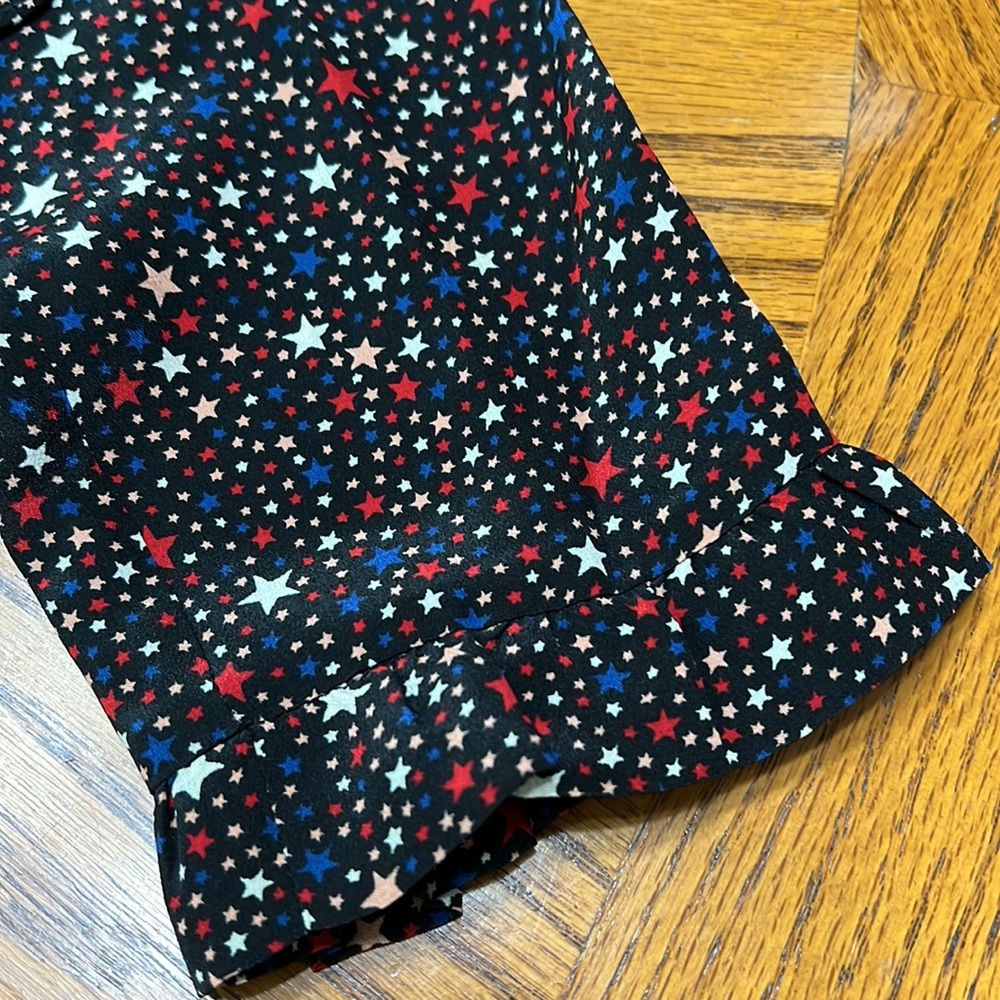MADEWELL STARRY NIGHT SILK RUFFLE
HEM WRAP - Picture 9 of 16